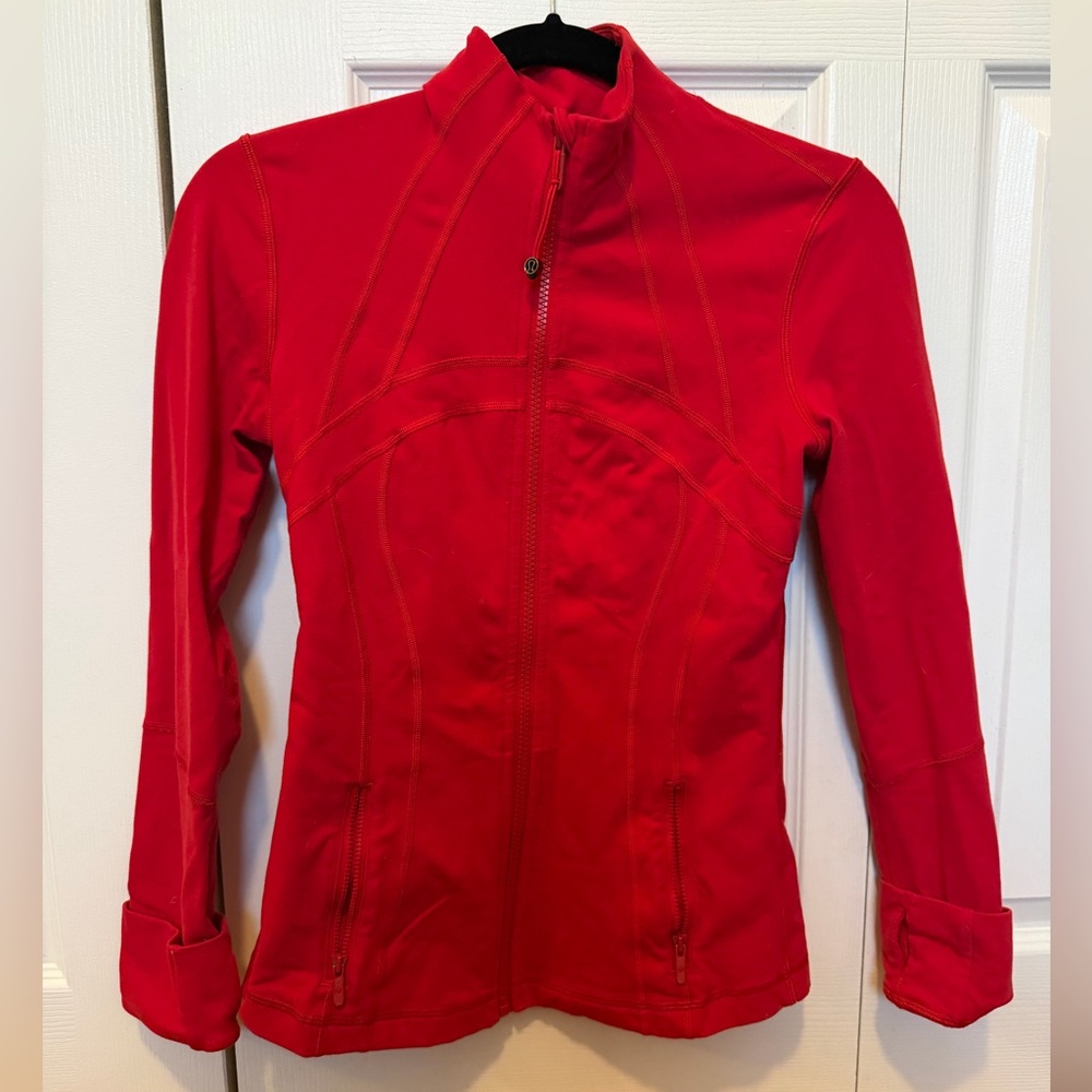 Lululemon Red Define Jacket